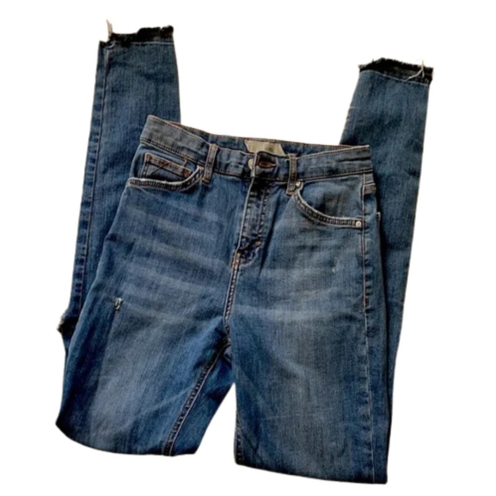 {TopShop} Moto Jamie Ultra Distressed Skinny Jeans